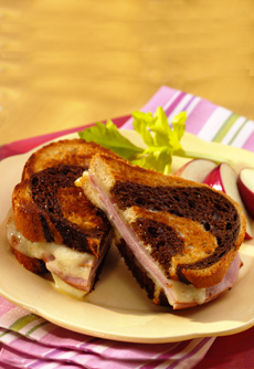 Ham and Swiss Cheese Sandwich