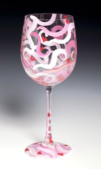 Heart Wine Glass