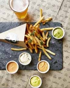 Fries With Mustard Dips