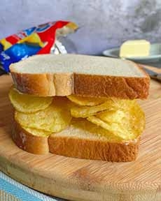 Nigella's Potato Crisp Sandwich