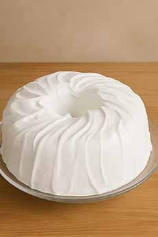Boiled Icing On An Angel Food Cake
