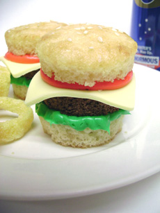 Burger Cupcakes