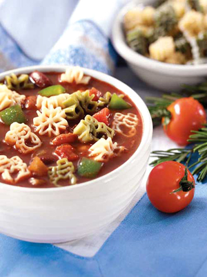 Snowman Pasta And Soup