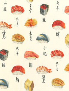 sushi fabric