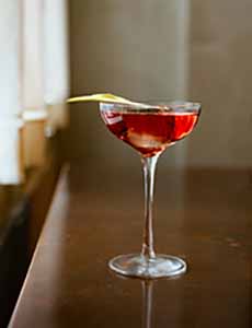 Simple Syrup in A Cosmopolitan