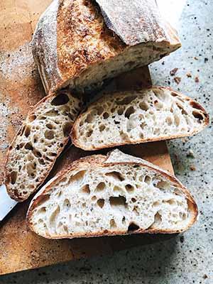 Sliced Sourdough Bread