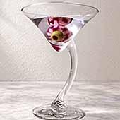Bloody Eyeball Martini