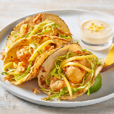 Mango Halibut Tacos