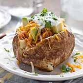 Chicken Enchilada Baked Potato