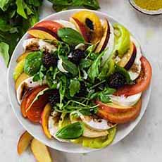 Peach Caprese Salad