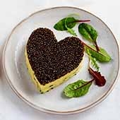 Caviar & Mashed Potato Heart