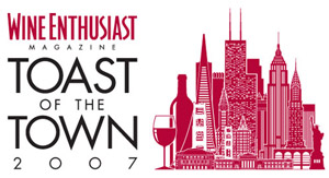 Wine Enthusiast Toast of the Town