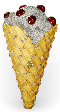 Jeweled Ice Cream Cone