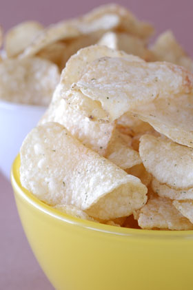Balsamic Rosemary Potato Chips