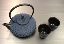 Blue teapot